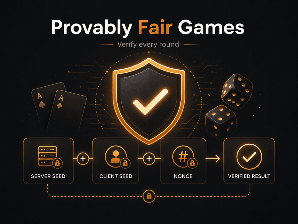 Casinp Roobet Provably Fair Games