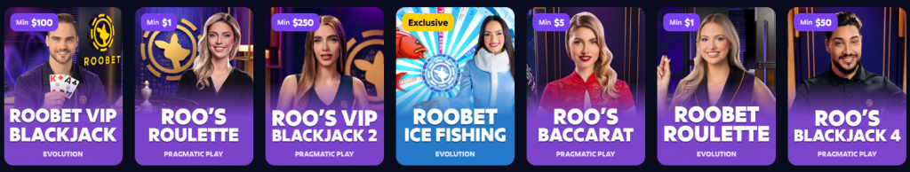 Roobet Live Casino