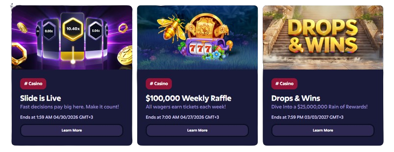 Roobet casino Bonuses